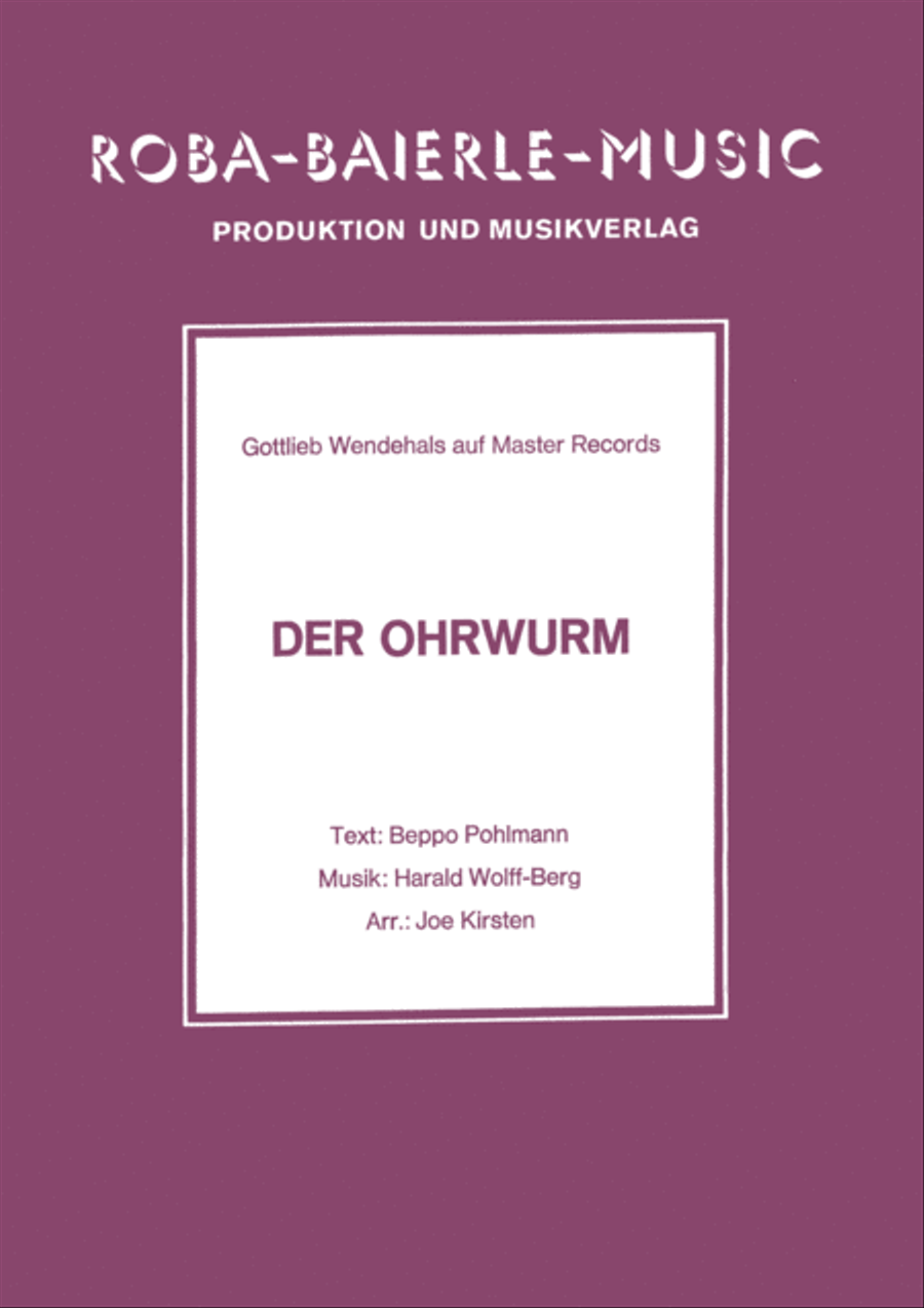 Der Ohrwurm Der Ohrwurm Voice scores gallery preview page 1