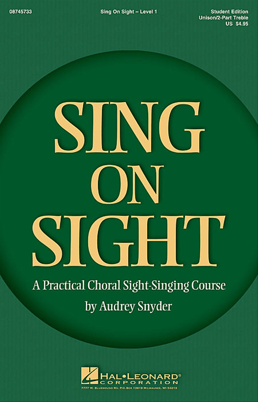 Sing on Sight – A Practical Choral Sight-Singing Course Unison Choir scores gallery preview page 1