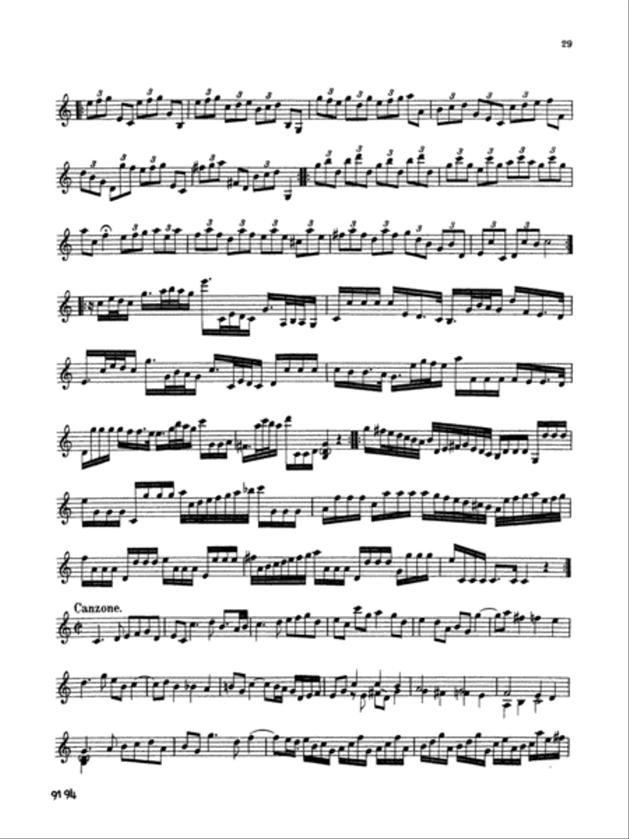 Biber: 16 Violin Sonatas, Volume II Violin scores gallery preview page 2