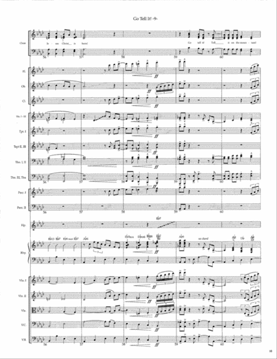 Go Tell It! SSATB scores gallery preview page 11
