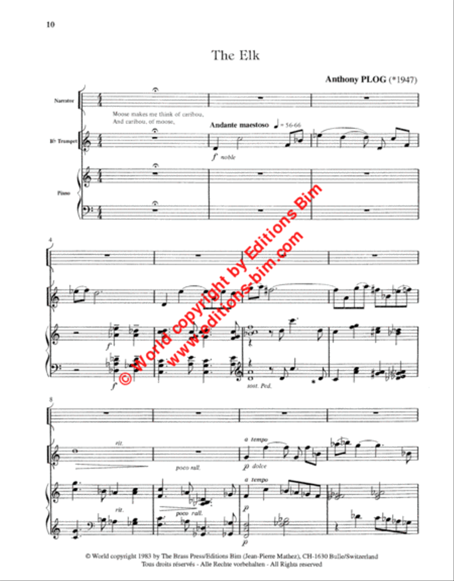 Animal Ditties II Trumpet scores gallery preview page 7