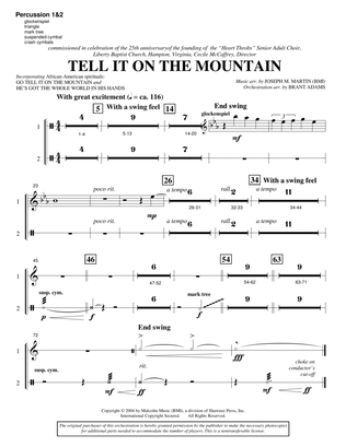 Tell It On The Mountain (from A World Of Christmas) - Percussion 1 & 2