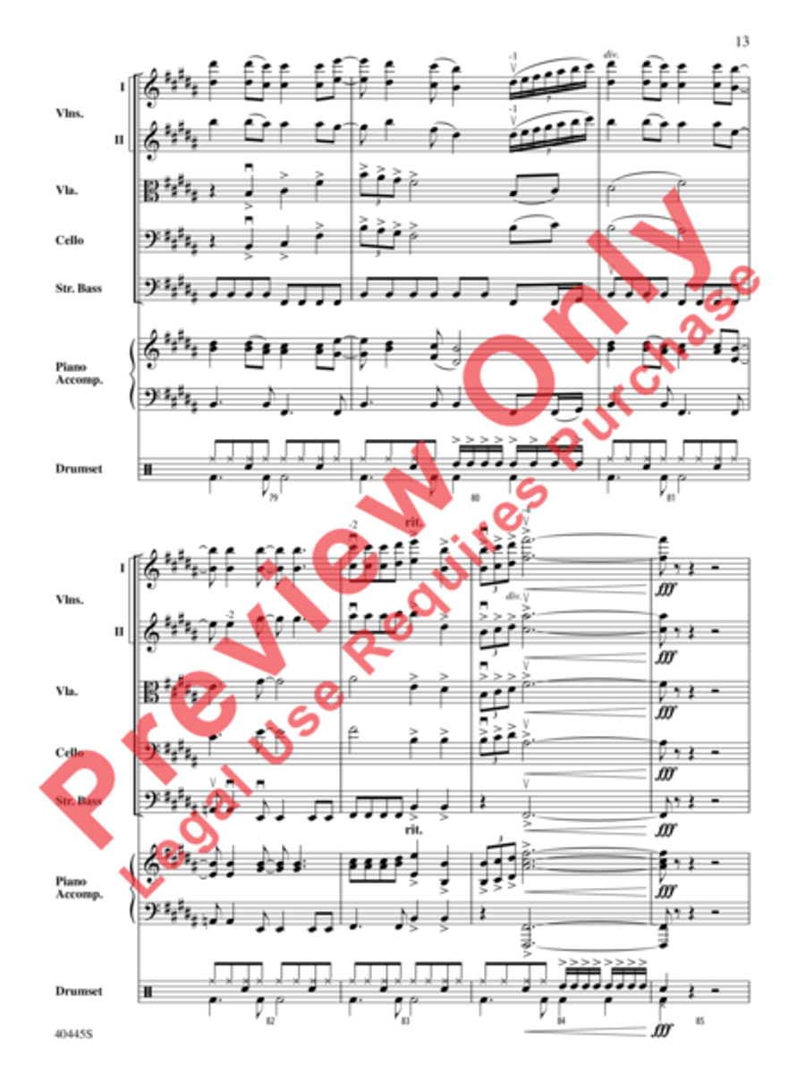 The Rolling Stones on Tour String Orchestra scores gallery preview page 14