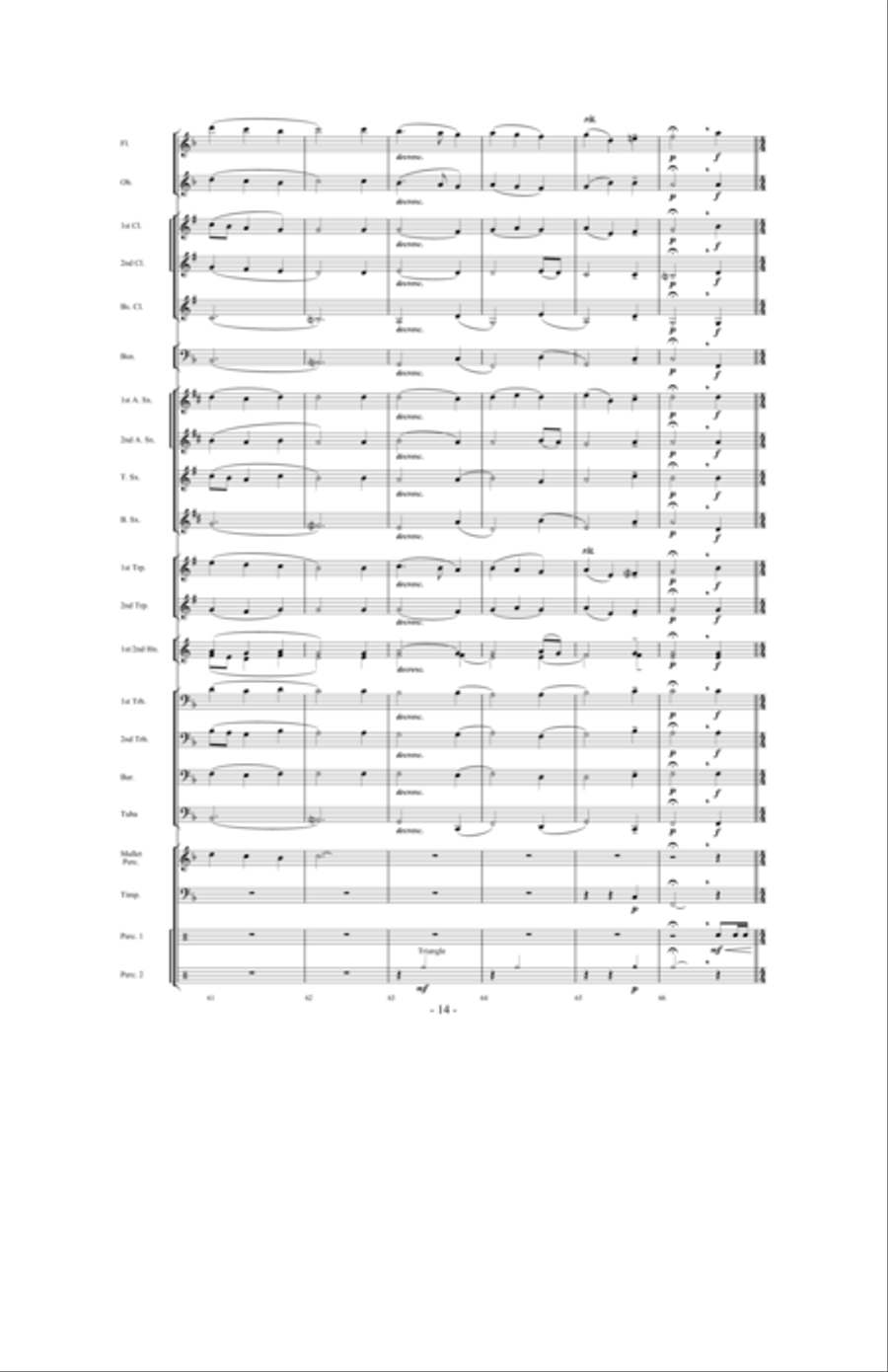 The Gift of Christmas The Gift of Christmas Concert Band scores gallery preview page 13