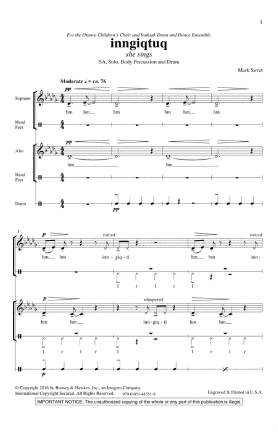 Inngiqtuq 2-Part scores gallery preview page 1