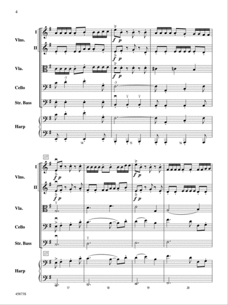 Rogue Rider: Score String Orchestra scores gallery preview page 4