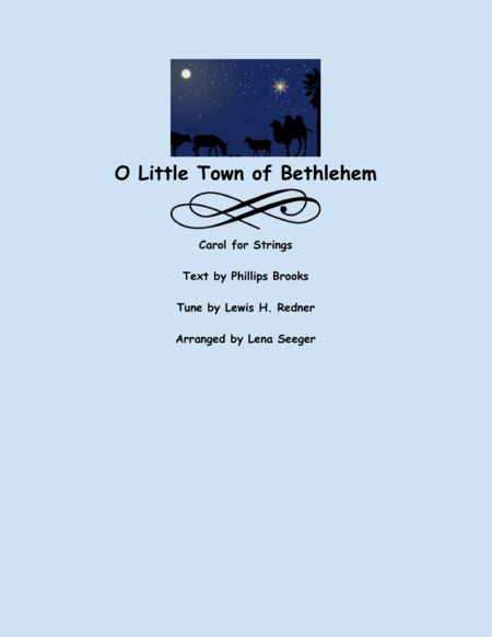 O Little Town of Bethlehem (String Orchestra) image number null
