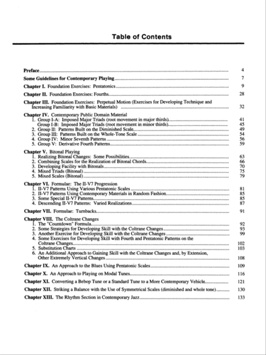 Modern Concepts in Jazz Improvisation Collection / Songbook scores gallery preview page 2
