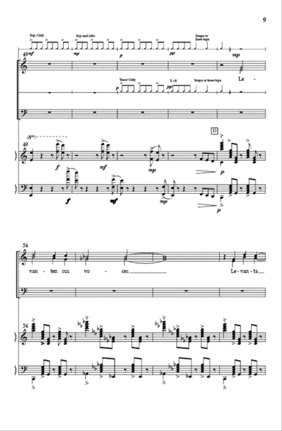 Ritmo SA(T)B Ritmo SA(T)B SA scores gallery preview page 8