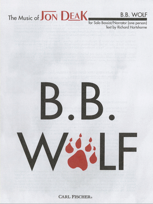 Book cover for B B Wolf-Solo Bassist With Narrator