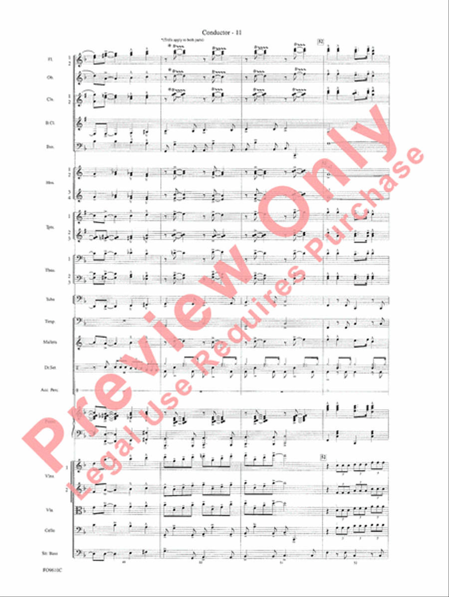 A Salute to the Big Apple Full Orchestra scores gallery preview page 13