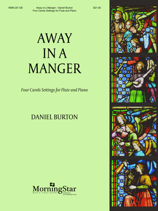 Book cover for Away in a Manger: Four Carols Settings