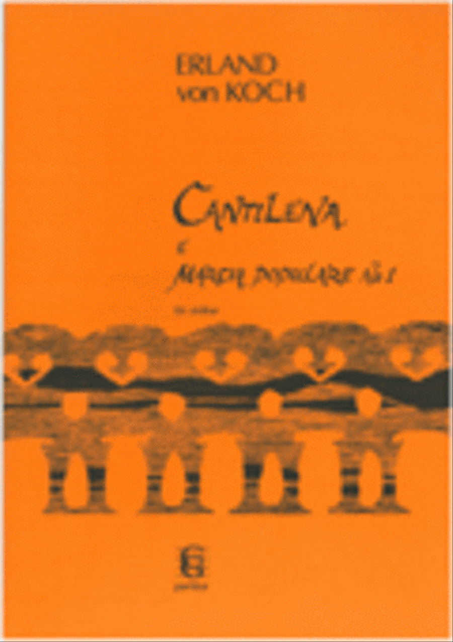 Cantilena e marcia populare no 1 - Partitur