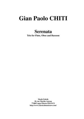Book cover for Gian Paolo Chiti: Serenata for flute, oboe and bassoon