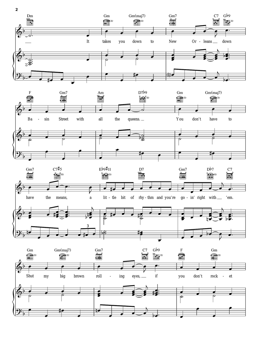 That's A Plenty Piano, Vocal, Guitar scores gallery preview page 2