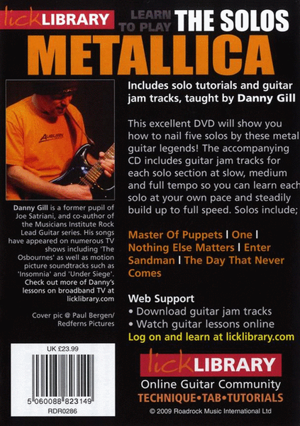 Learn To Play Metallica - The Solos