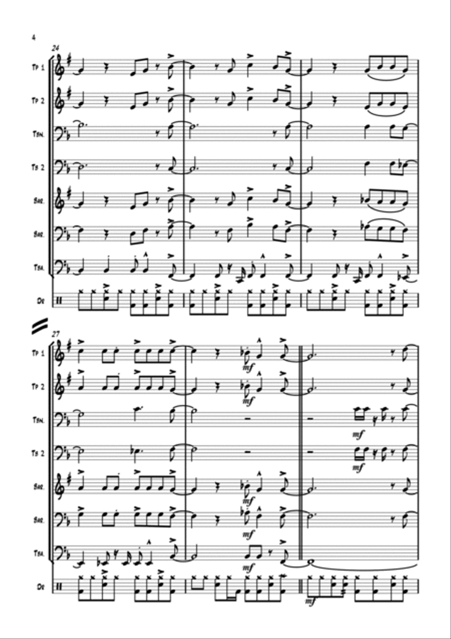 Rome Wasn't Built In A Day Euphonium scores gallery preview page 5