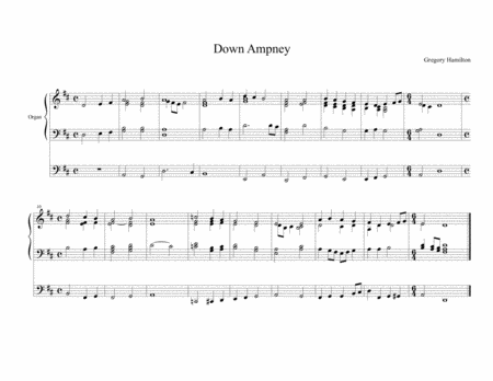 Down Ampney an Alternate Harmonization for Organ