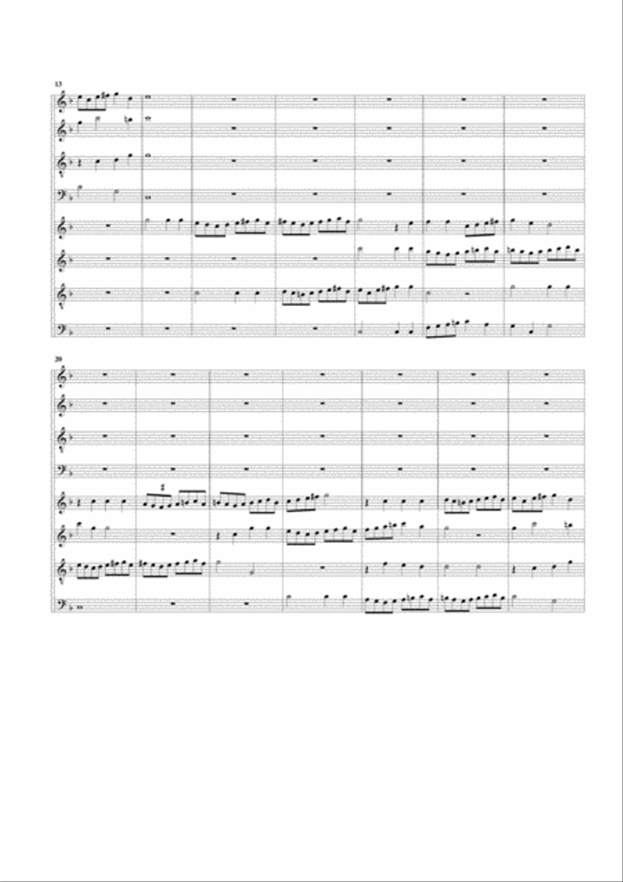 Canzon octavi toni a8 (arrangement for 8 recorders) Recorder scores gallery preview page 2