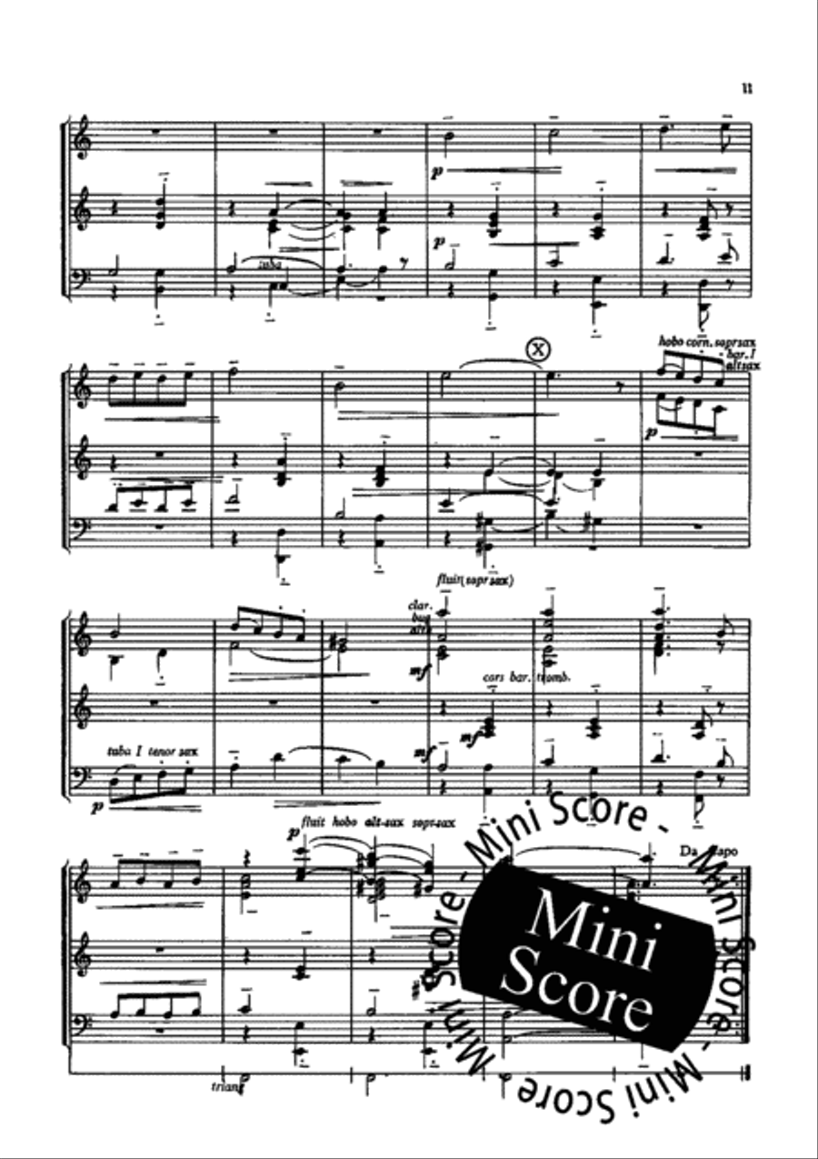 Suite Breve Concert Band scores gallery preview page 13