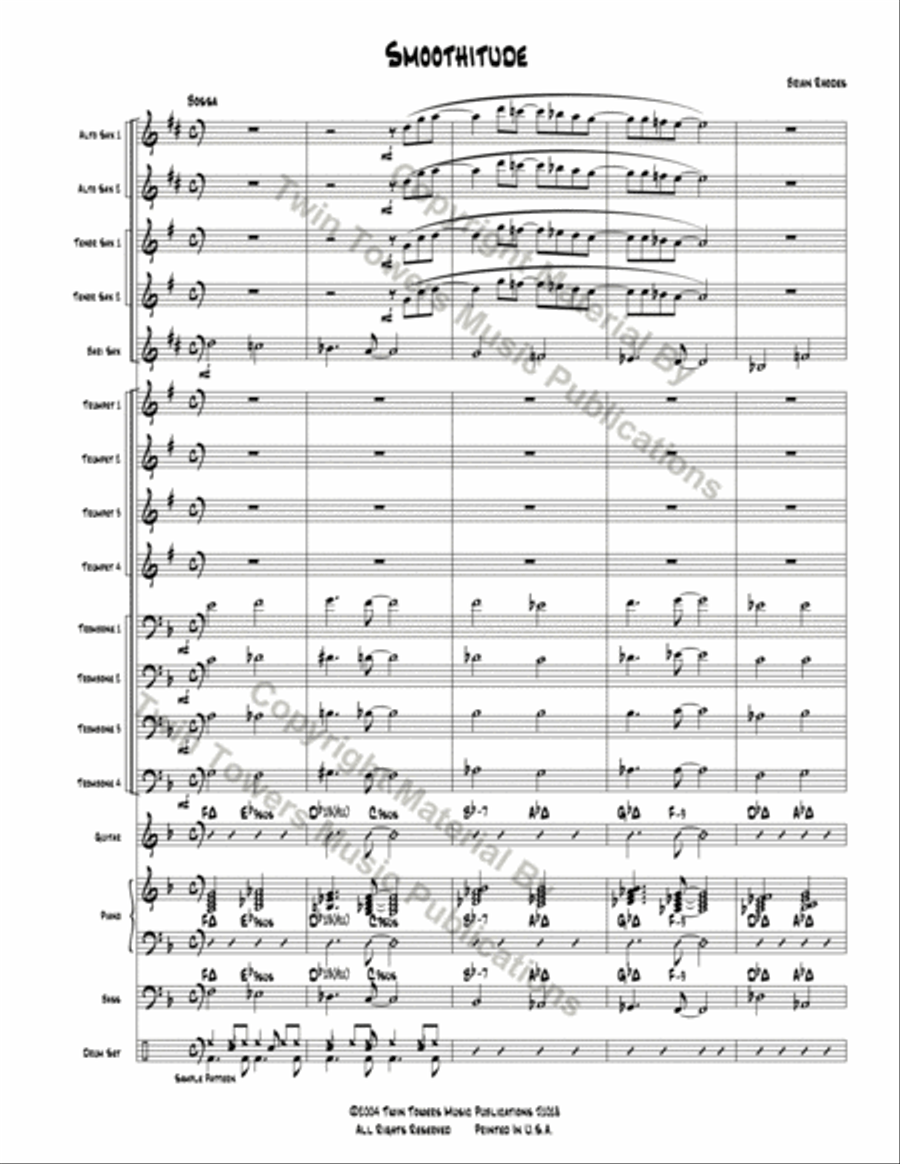Smoothitude Smoothitude Jazz Ensemble scores gallery preview page 3