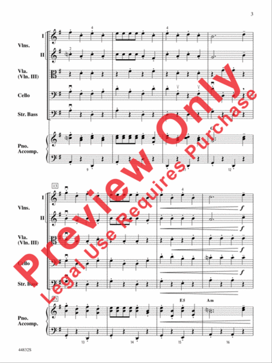 Bella Bocca Polka String Orchestra scores gallery preview page 16