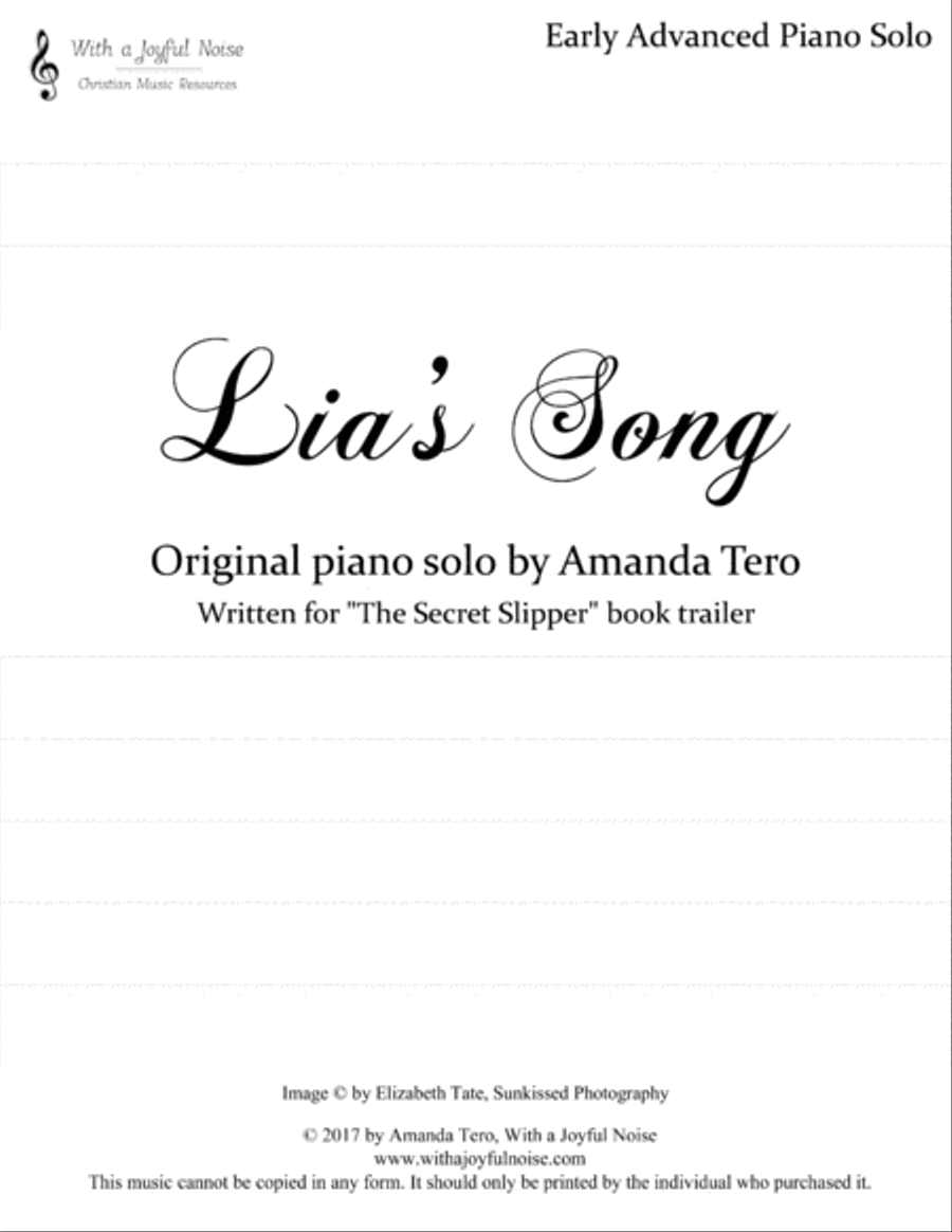 Lia's Song Lia's Song Piano Solo scores gallery preview page 2