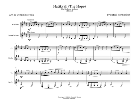 Hatikvah (The Hope) The National Anthem of Israel image number null