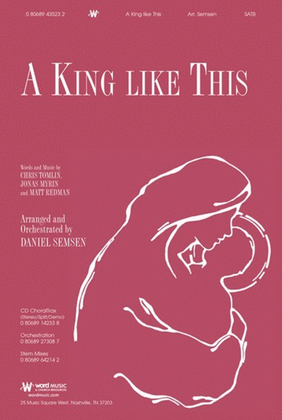 Book cover for A King like This - CD ChoralTrax