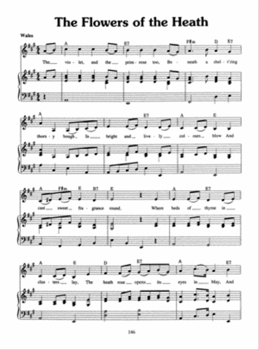 Songs of the British Isles Piano, Vocal scores gallery preview page 4