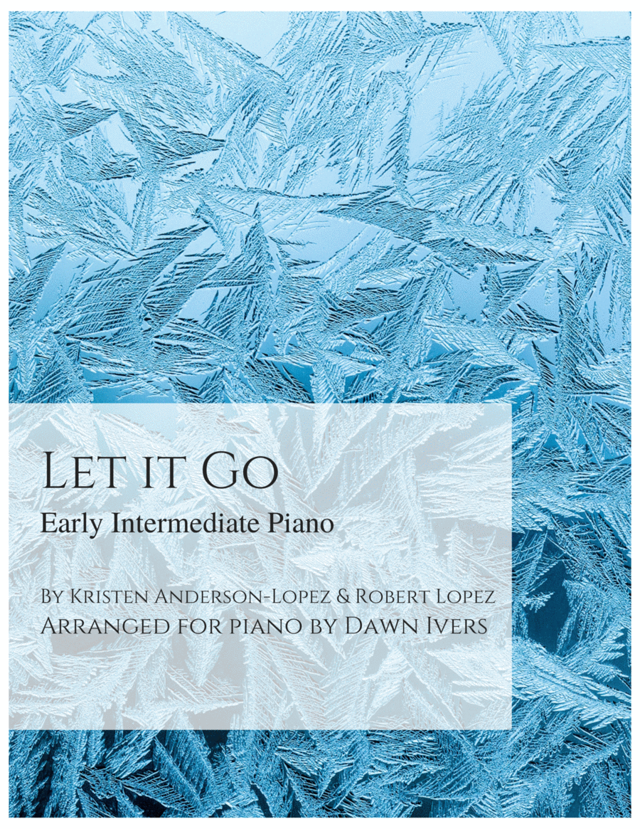 Let It Go Piano Solo scores gallery preview page 1