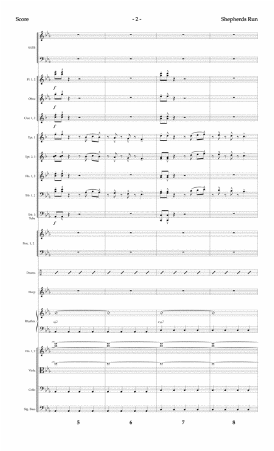 Behold, a Savior! - CD with Printable Parts Choir scores gallery preview page 16