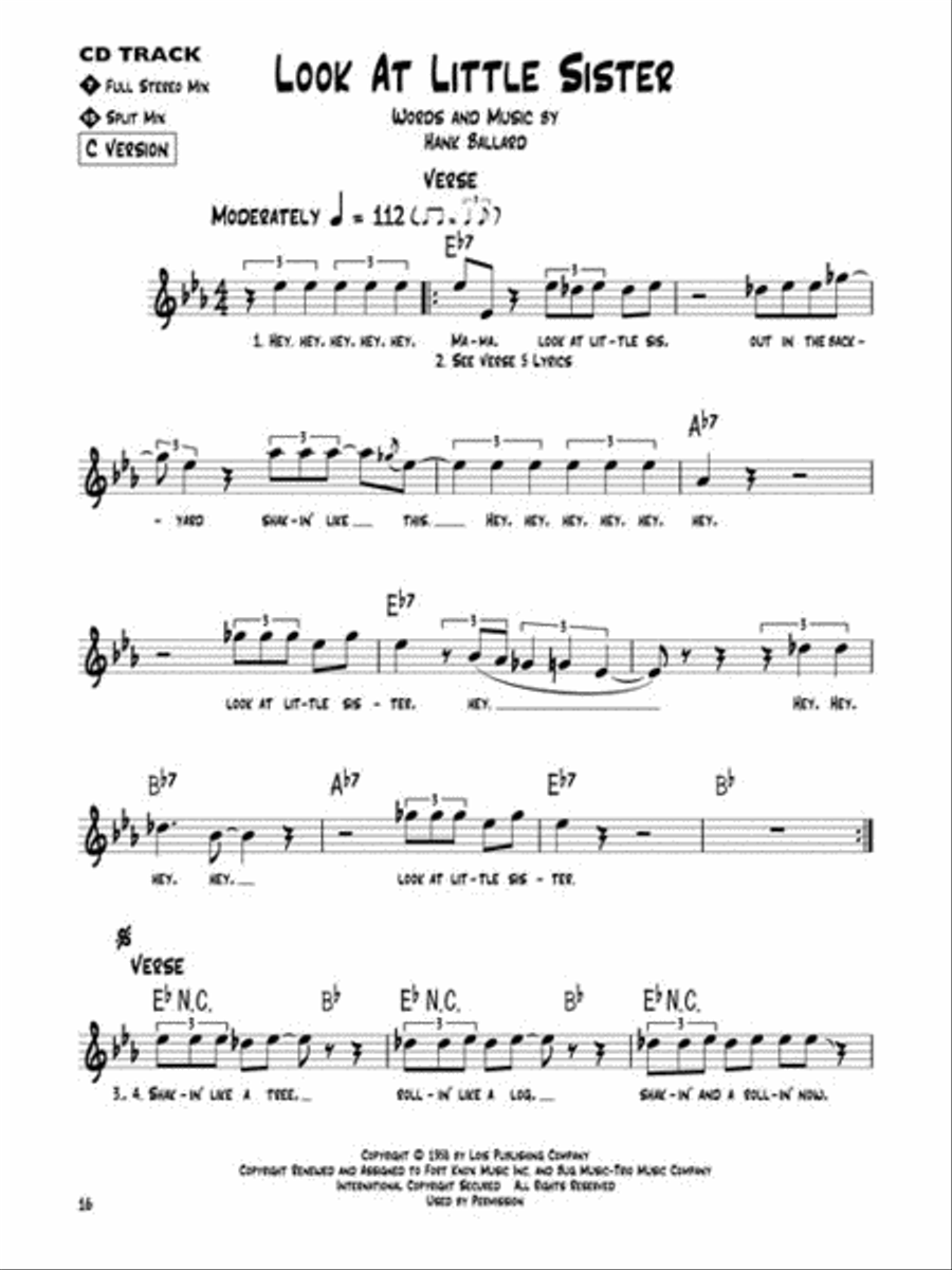 Shuffle Blues C Instrument scores gallery preview page 6