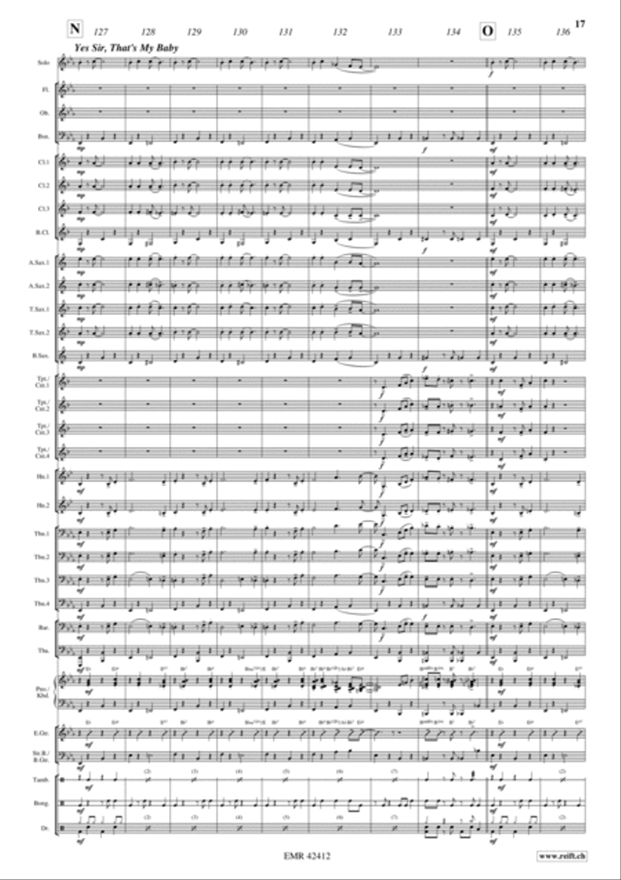 Charleston Medley Charleston Medley Concert Band scores gallery preview page 10