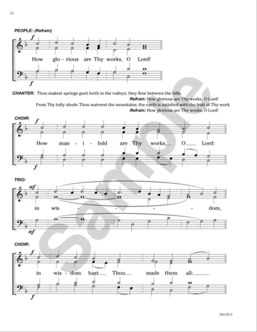 Selected Orthodox Sacred Choral Works, vol. 1 (Orthodox Liturgical Singing in America) Choir scores gallery preview page 6