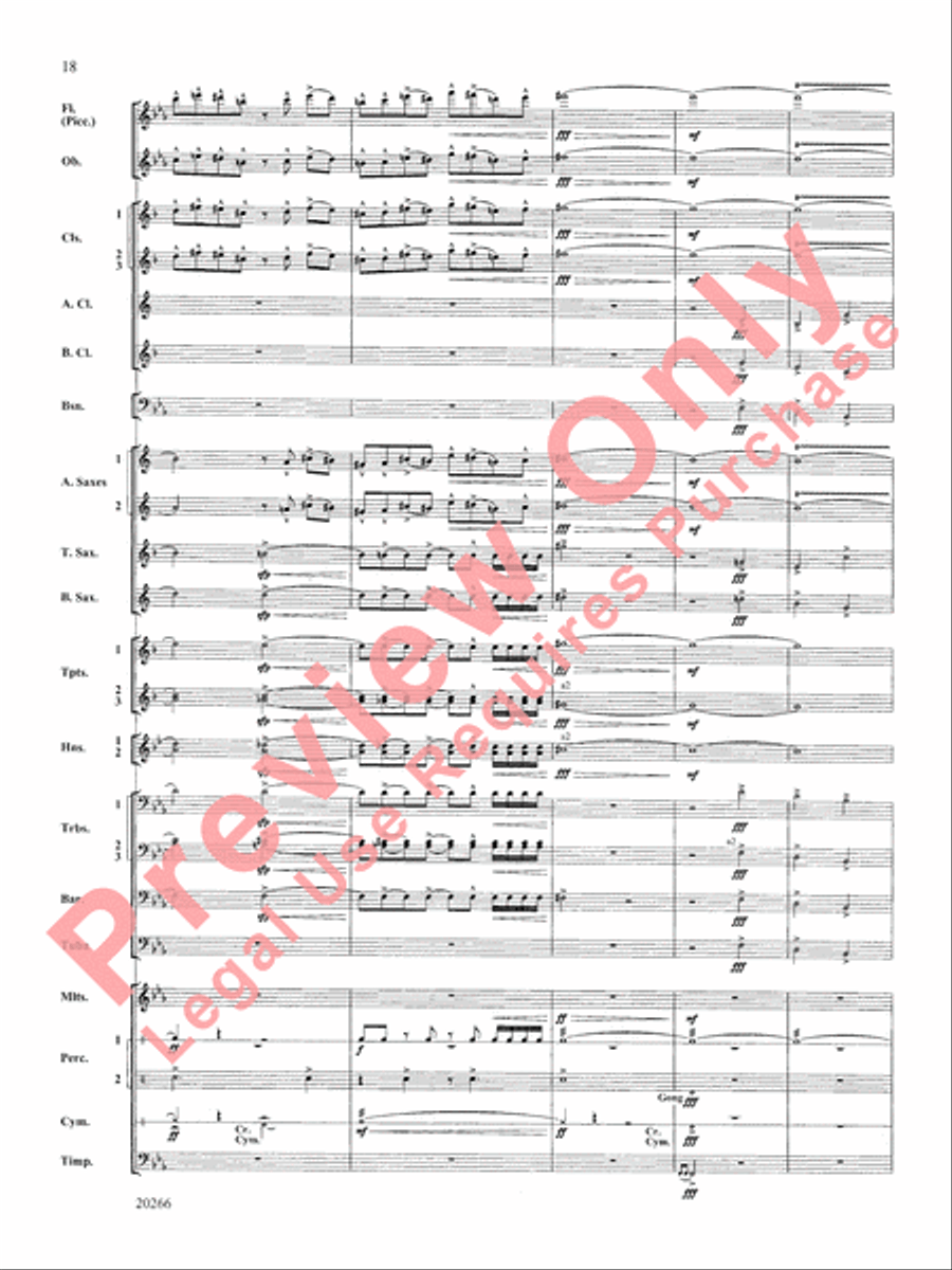 Ghost Fleet Ghost Fleet Concert Band scores gallery preview page 19