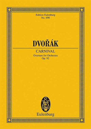 Book cover for Carnival Overture, Op. 92 (B. 169)