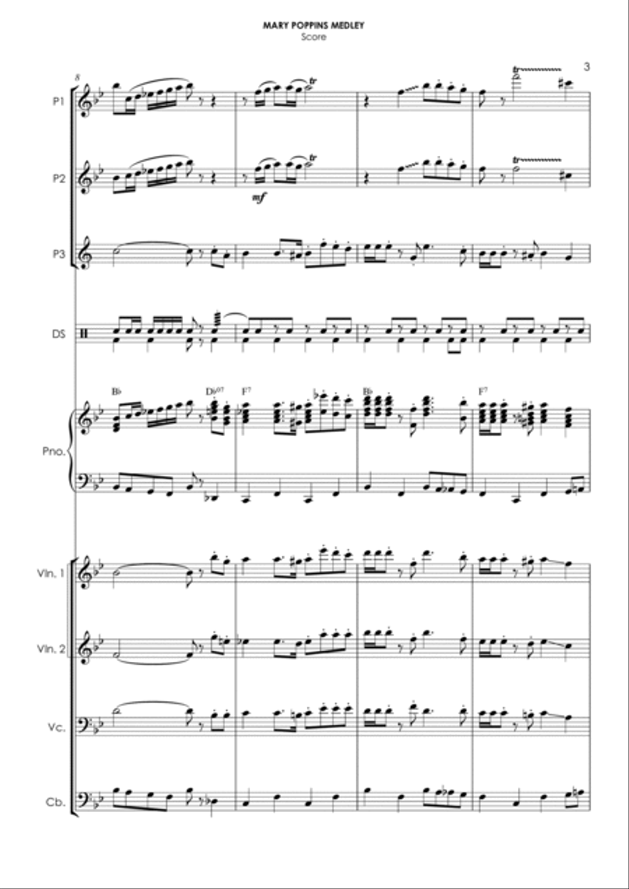 A Spoonful Of Sugar Clarinet scores gallery preview page 6