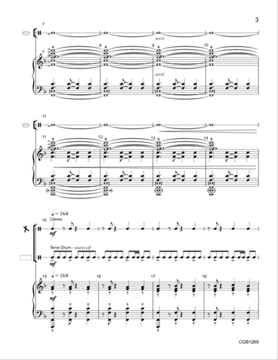 Voyages (Full Score) Percussion scores gallery preview page 3