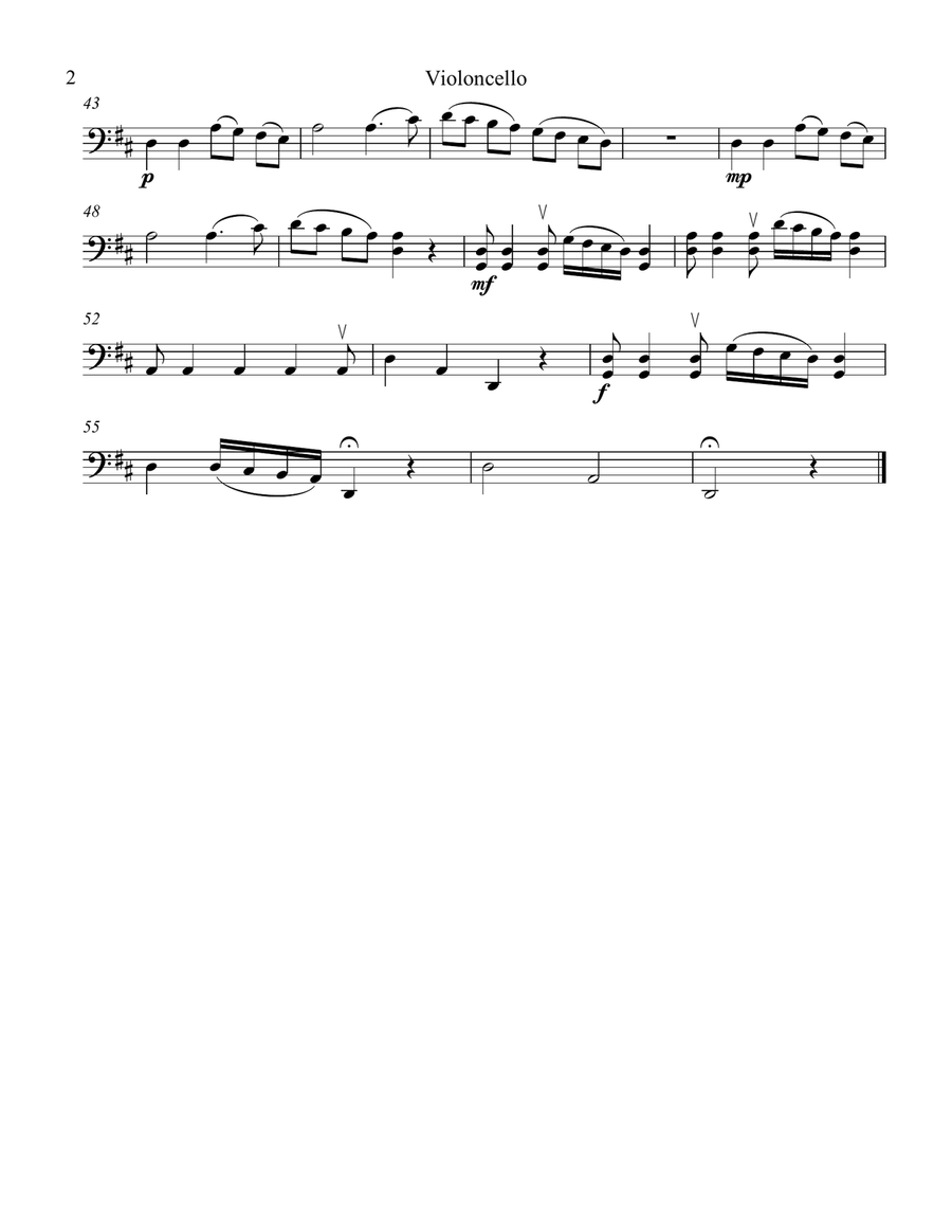 Savior Like a Shepherd Lead Us String Quartet scores gallery preview page 2