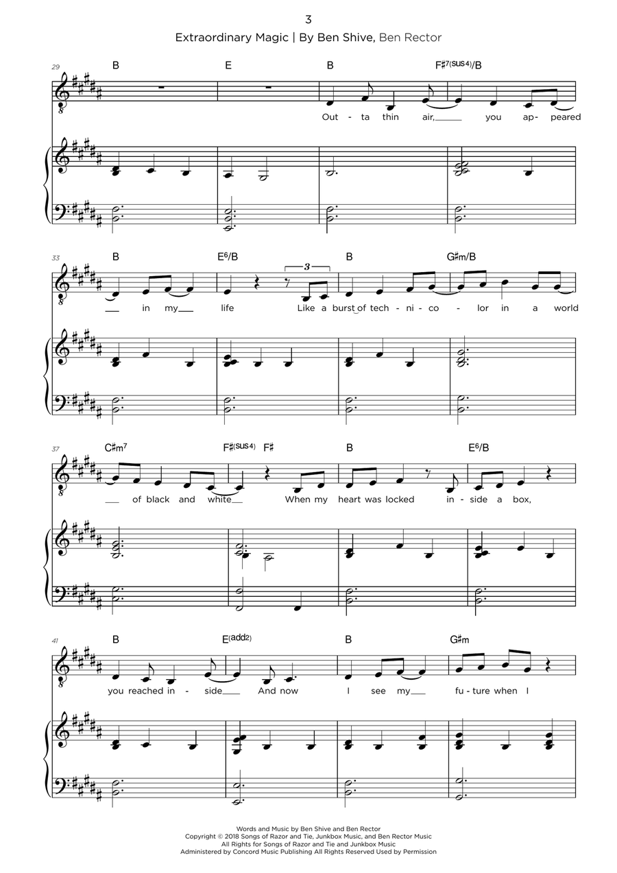 Extraordinary Magic Voice scores gallery preview page 3