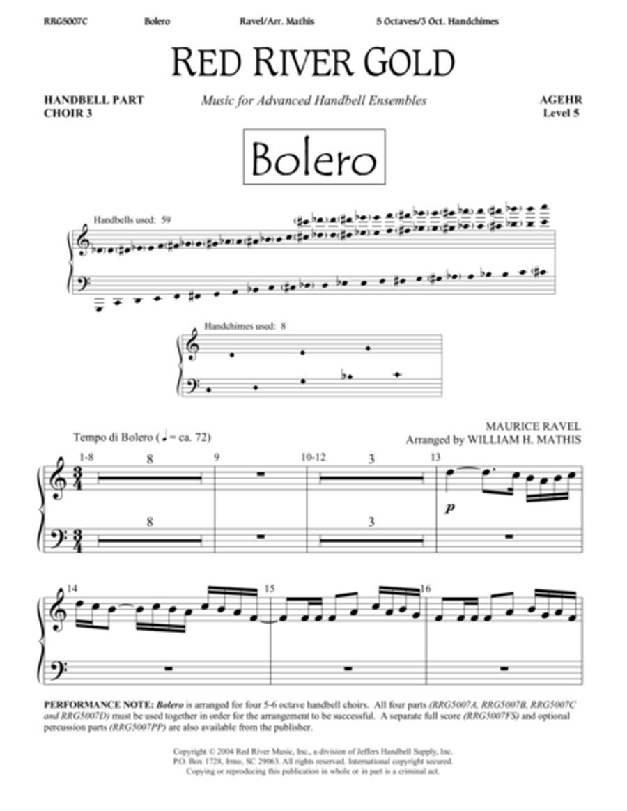 Bolero Bolero 5-Octaves scores gallery preview page 1