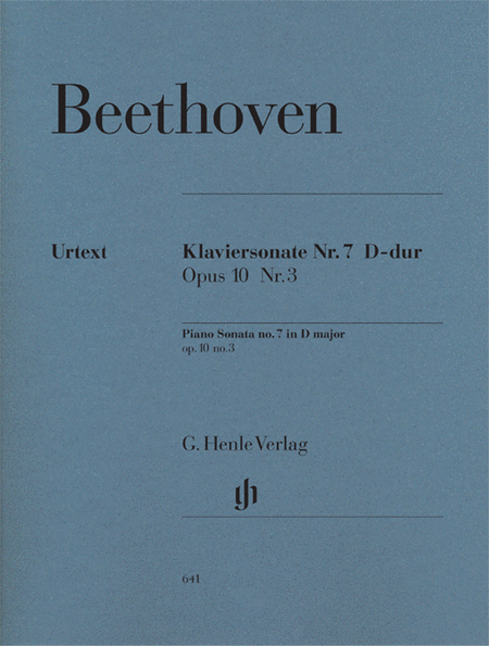 Beethoven, Ludwig van: Piano sonata D major op. 10,3