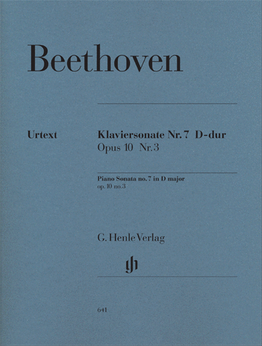 Piano Sonata No. 7 D Major Op. 10, No. 3