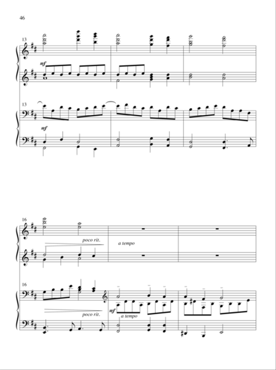The Glories of My God and King Piano Duet scores gallery preview page 26