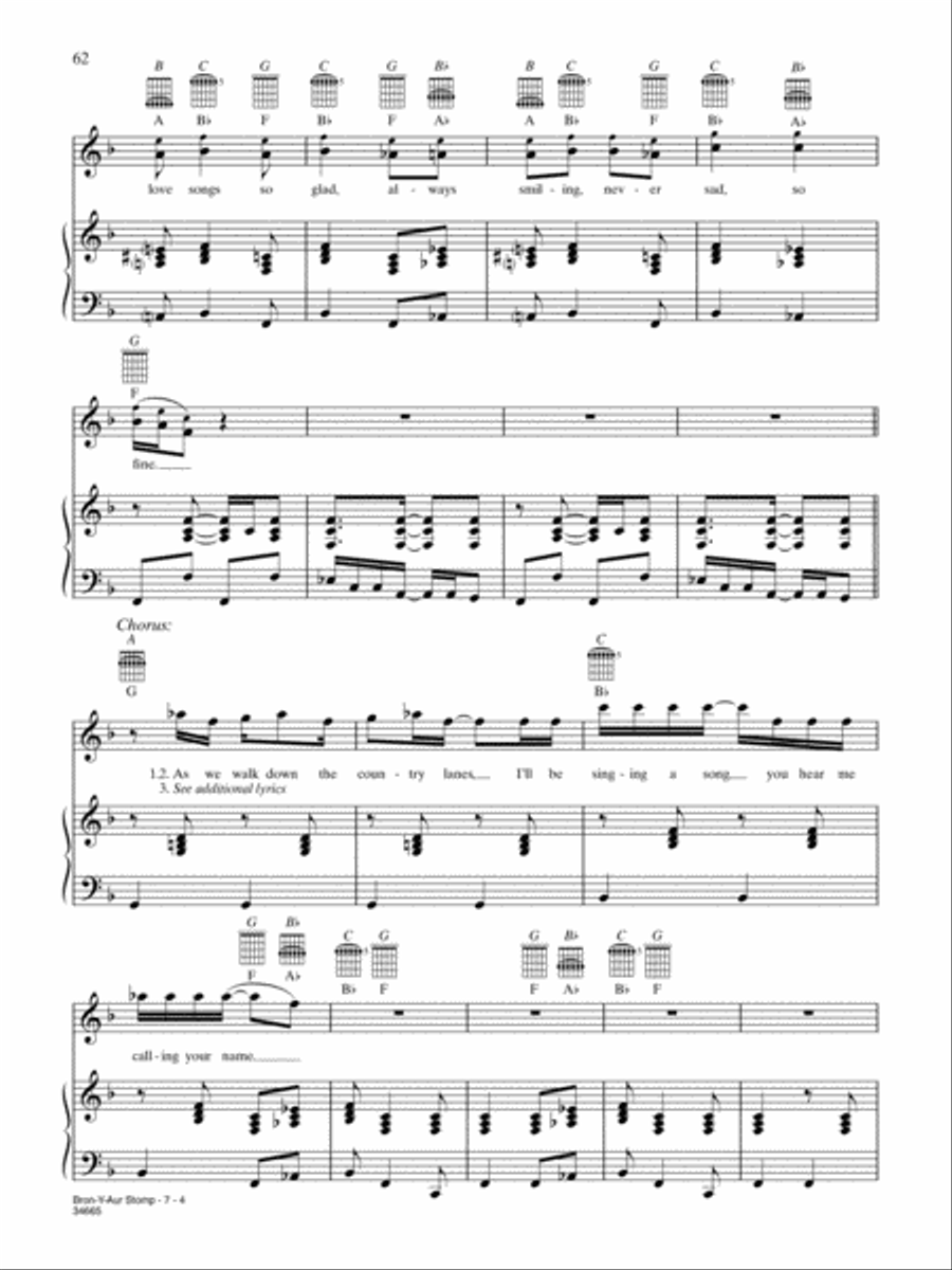 Bron-Y-Aur Stomp Piano, Vocal, Guitar scores gallery preview page 4