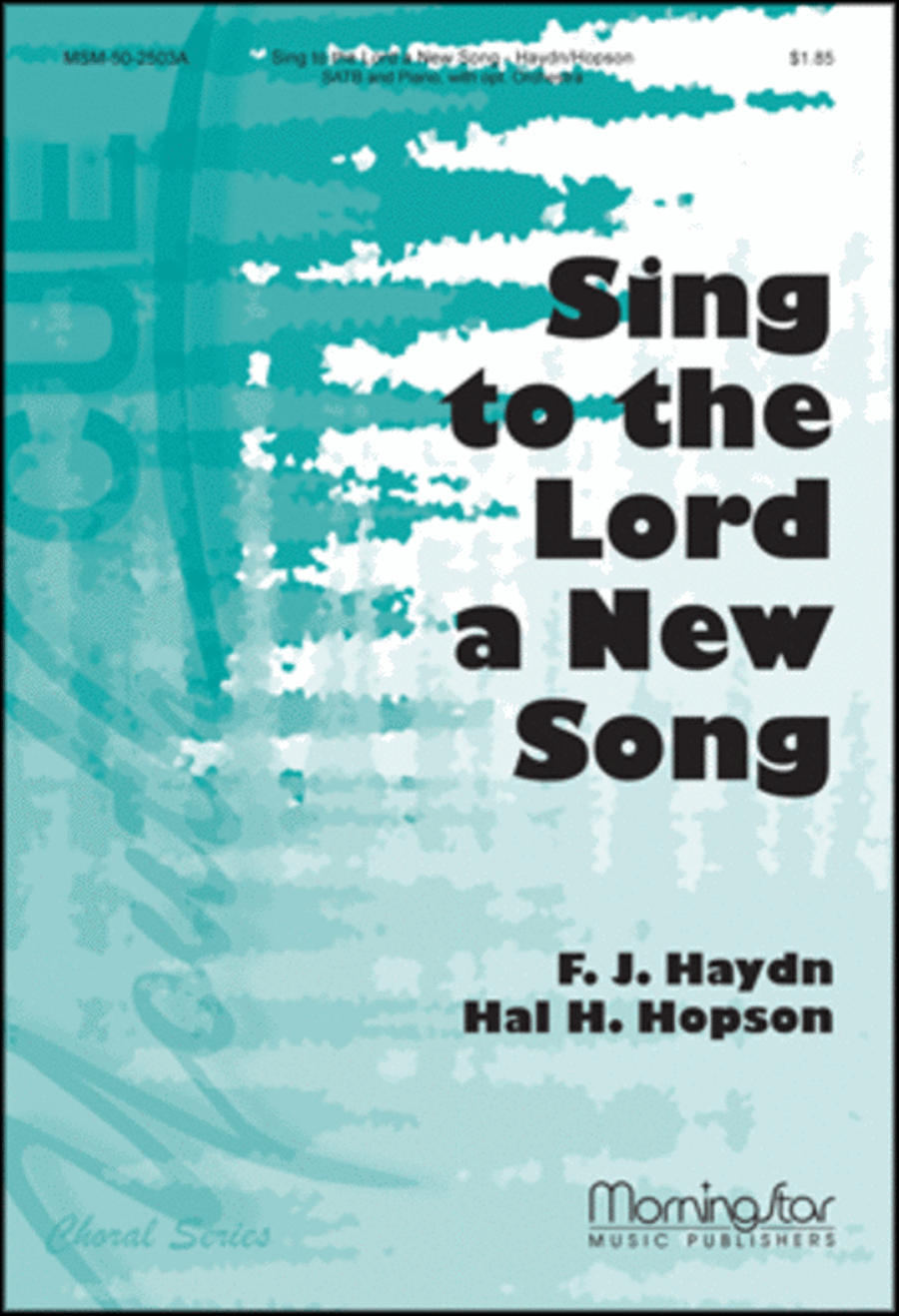 Sing to the Lord a New Song (Orchestral Score)