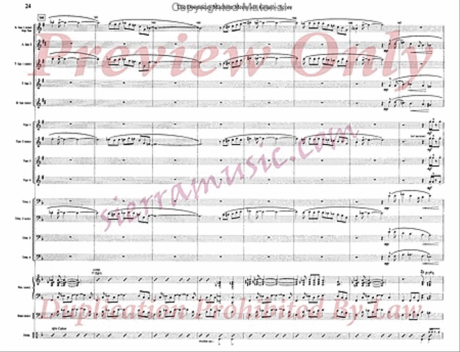 The Doomsday Machine Meets Mr. Gelato Jazz Ensemble scores gallery preview page 25