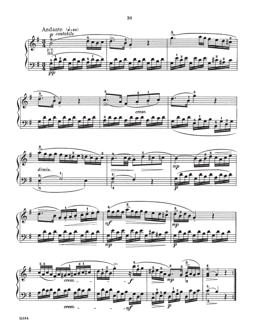 Sonata In C Major, Hob. XVI: 35 Piano Solo scores gallery preview page 5