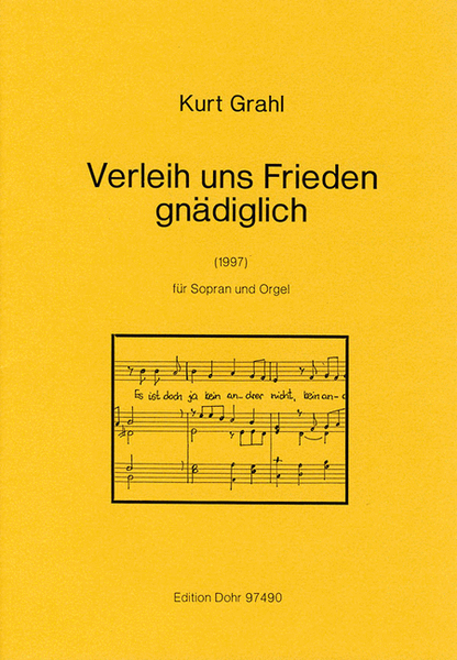 Verleih uns Frieden gnädiglich für Sopran und Orgel (1997) -Concerto in stilo antiquo-